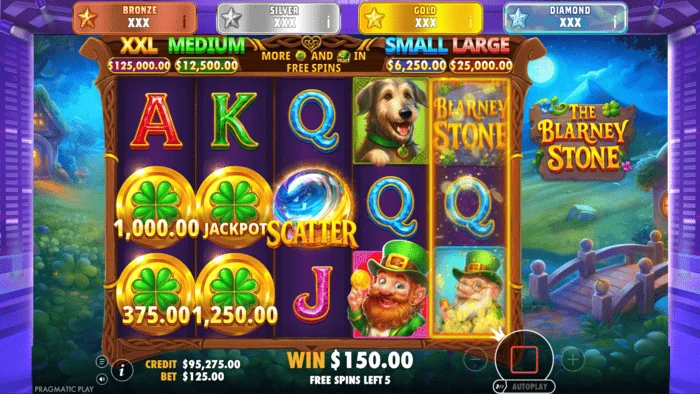 The Blarney Stone - bonus Jackpot Reveal rulet